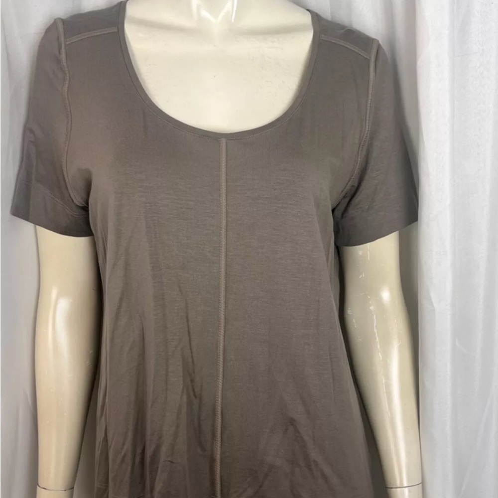 AKRIS Punto size 14 gray short-sleeve t-shirt